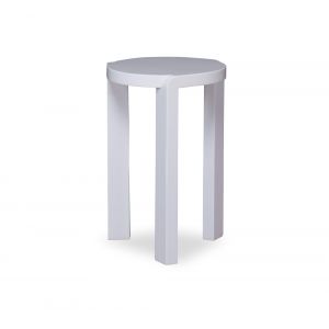 Century Furniture - Carrier and Company Outdoor Gloss White Margaux Outdoor Side Table - White - C7-D89-3143