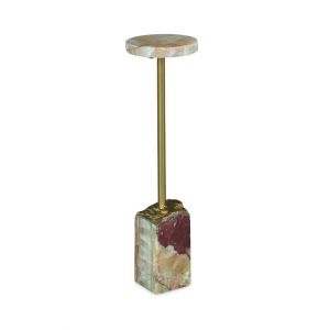 Century Furniture - Grand Tour Furniture Brass, Crystal Phoebe Spot Table - SF6182