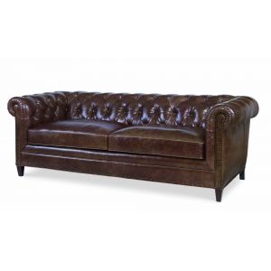 Century Furniture - Sorenson Tufted Sofa - PLR-9802-COFFEE