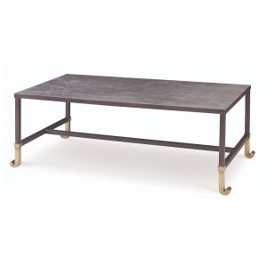 Century Furniture - Thomas O'Brien - Calliope Cocktail Table - Stone Top - AEA-609