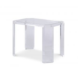 Century Furniture - Thomas O'Brien - Phoenix Chairside Table - Glass Top - AEA-661-1