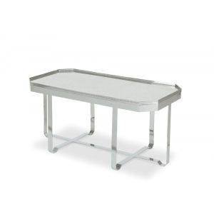 Century Furniture - Thomas O'Brien Polished Nickel Truly Gallery Tray Coffee Table - AEA-616