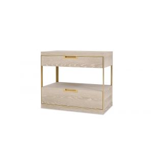 Century Furniture - Cadence Sand Cerused Two Drawer Nightstand  - CA2-222