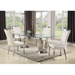 Chintaly - Adelle 5 Pieces Dining Set Table With 4 Chairs - ADELLE-5PC