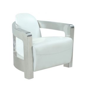 Chintaly - Contemporary Accent Chair - 2099-ACC-WHT