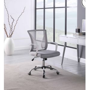 Chintaly - Contemporary Pneumatic Adjustable-Height Computer Chair - 4005-CCH-GRY