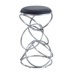 Chintaly - Interlocking Multi-Ring Counter Stool - 0545-CS-BLK