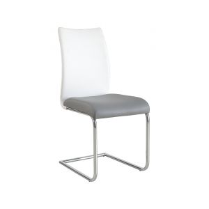 Chintaly - Jane - Contemporary 2-Tone Contour Back Cantilever Side Chair - (Set of 4) - JANE-SC-2TONE