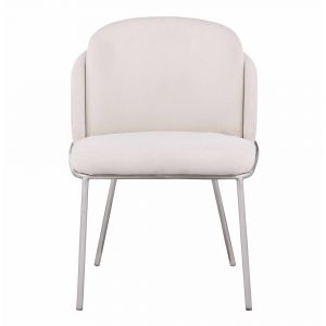 Chintaly - Kamila - Contemporary Double-layered Curved Back Side Chair - (Set of 2) - KAMILA-SC-WHT