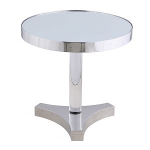 Chintaly - Lamp Table With Mirror Accent - 4034-LT