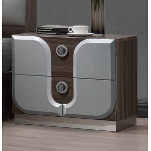 Chintaly - London 2 Drawers Night Stand - LONDON-NS