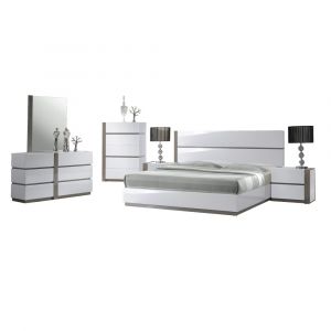 Chintaly - Manila - Modern 5-Piece King-Size Bedroom Set - MANILA-KING-5PC