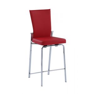 Chintaly - Molly Motion Back Counter Stool in Red - MOLLY-CS-RED-CHM