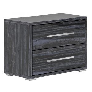 Chintaly - Naples - 2-Drawer Melamine Wood Nightstand - NAPLES-NS