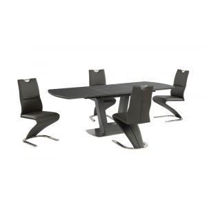 Chintaly - Suri 5 Piece Dining Set (Table + 4 Chairs) - SURI-5PC