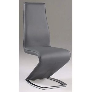 Chintaly - Tara Z Style Side Chair Grey - (Set of 2) - TARA-SC-GRY