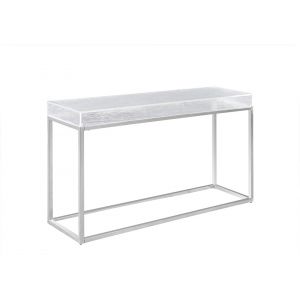 Chintaly - Valerie Contemporary Sofa Table w/ Acrylic Top & Stainless Steel Frame - VALERIE-ST