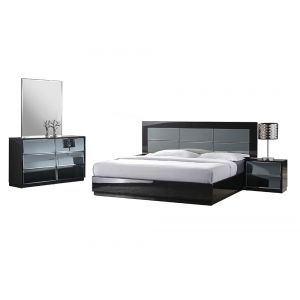 Chintaly - Venice - Contemporary King Size 4 Piece Set - VENICE-KING-4PC