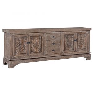 Classic Home - Amita 3Dwr 4Dr Sideboard Brown Stone - 52003548