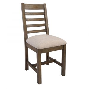 Classic Home - Caleb Upholstered Dining Chair Distressed Brown - 53004230