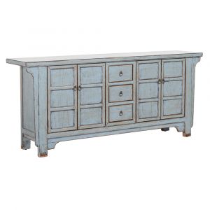 Classic Home - Crafton 3Dwr 4Dr Sideboard Blue - 52003815