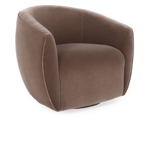 Classic Home - Harper Swivel Accent Chair Rose Gold - 53005258