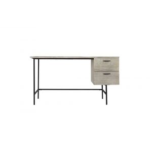 Classic Home - Industrial 2Dwr Desk Distressed Ivory - 52005567