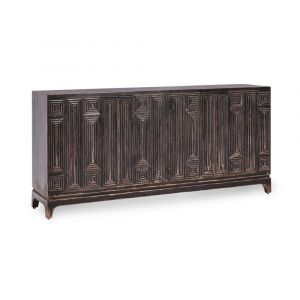 Classic Home - Iza 4Dr Sideboard Antique Black - 52004073