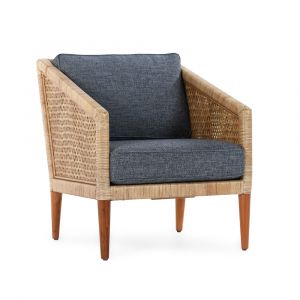 Classic Home - Kaitlin Accent Chair Natural/Blue - 53007624