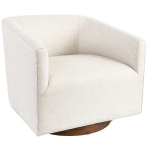 Classic Home - Leonard Swivel Accent Chair Beige - 53004248