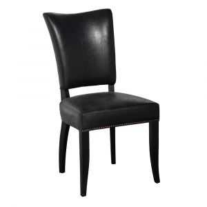Classic Home - Ronan Upholstered Dining Chair Black - 53005239