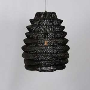 Classic Home - Shelly Pendant Large Black - 56004196