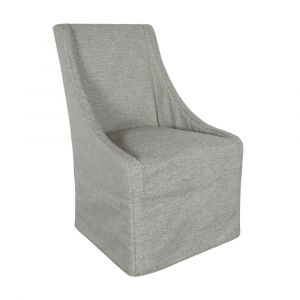Classic Home - Warwick Rolling Wingback Dining Chair Granite - 53004328