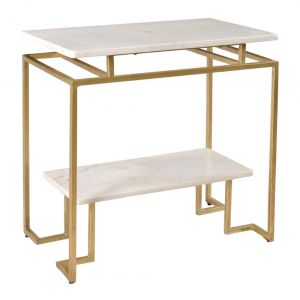 Coast To Coast - Accent Table in Vendar Burnished Gold - 93410