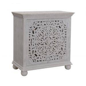 Coast To Coast - Bree Two Door Cabinet in Whitewashed - 53426