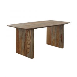 Coast to Coast - Waverly Valley - Charlie Midcentury Solid Sheesham Rectangle Dining Table - 77231