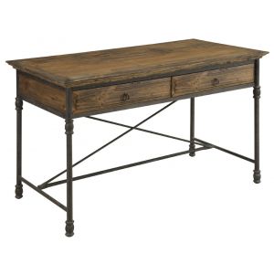 Coast To Coast - Corbin Two Drawer Desk in Corbin Medium Brown - 61627