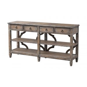 Coast to Coast - Four Drawer Console - Bostwick Brown - 55666