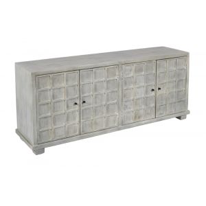 Coast to Coast Imports -  Four Door Credenza - Dillon Distressed Washed - 69215