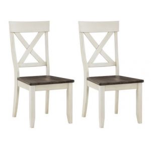 Coast to Coast - Bar Harbor II Crossback Dining Chairs - (Set of 2) - 60202