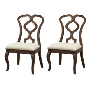 Coast to Coast Imports - Chateau Upholstered Dining Side Chairs - (Set of 2) - 60223