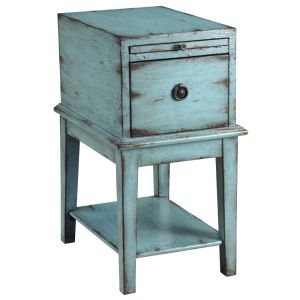 Coast To Coast - One Drawer Chest in Bayberry Blue Rub-through - 39626