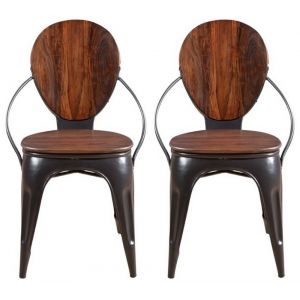 Coast To Coast - Adler Dining Chairs in Adler Honey Brown - (Set of 2) - 79705