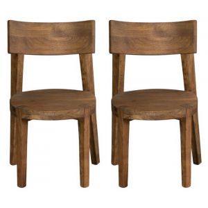 Coast To Coast - Sequoia Dining Chairs in Sequoia Light Brown Acacia - (Set of 2) - 75357