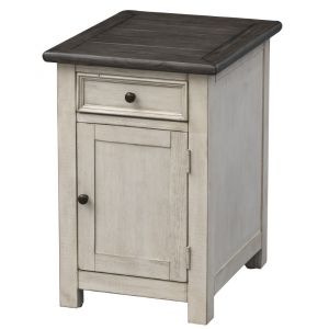Coast To Coast - St. Claire One Door One Drawer Chairside Cabinet in St. Claire Cream - 36537