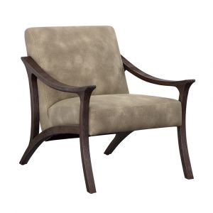 Coast to Coast - Taylor Upholstered Grey Armchair Chair with Wood Frame - 90301