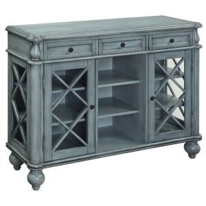 Coast To Coast - Three Drawer Two Door Credenza in Mabry Mill Burnished Blue - 13612