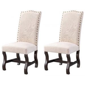 Coast To Coast - Upholstered Accent Chairs in Dark Brown - (Set of 2) - 51500