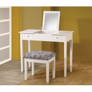Coaster - Seline2 - Piece Vanity Set in White Finish - 300285
