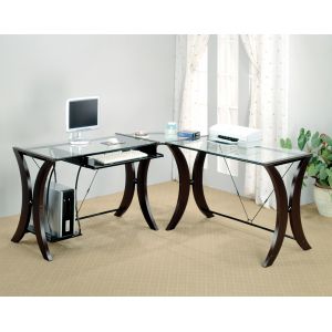 Coaster - 3 Pc Desk Set (Cappuccino) - 800446